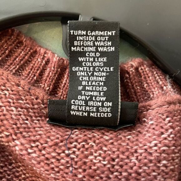 Rue21 Women's Pullover V-Neck Long Raglan Batwing Sleeve Sweater Size S - Picture 6 of 7